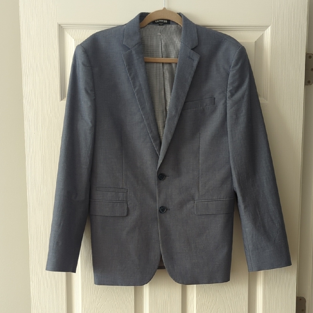 Express Men's Gray Blazer